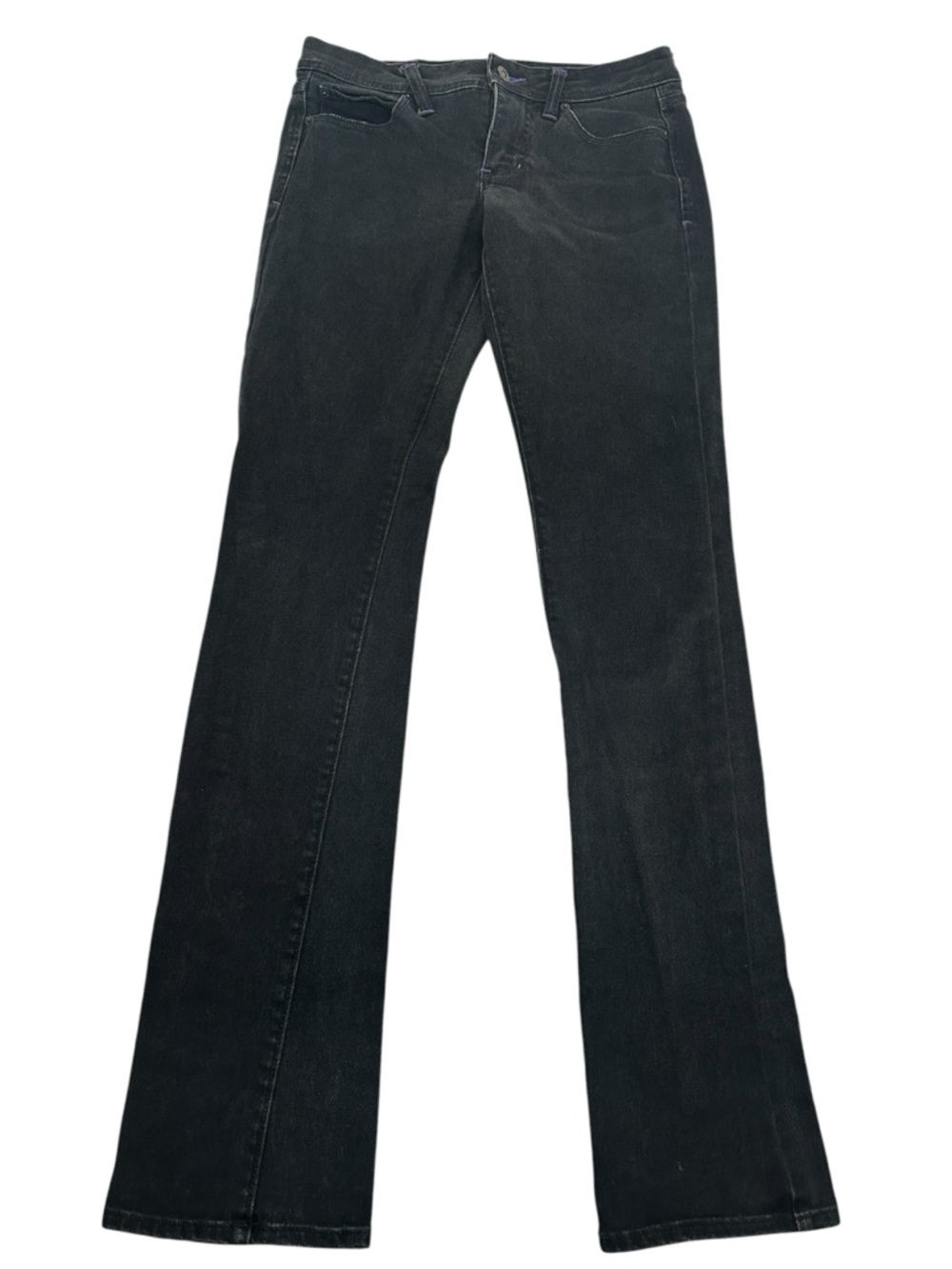 VOLCOM / Black Denim Authentic 20O0’s Slim Jeans / Size 7 / Emo Hipster Goth